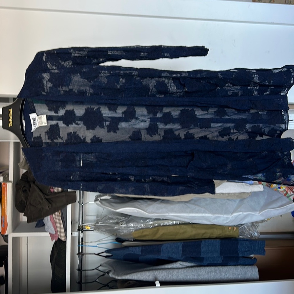 Gorgeous made in Italy blue long cardigan